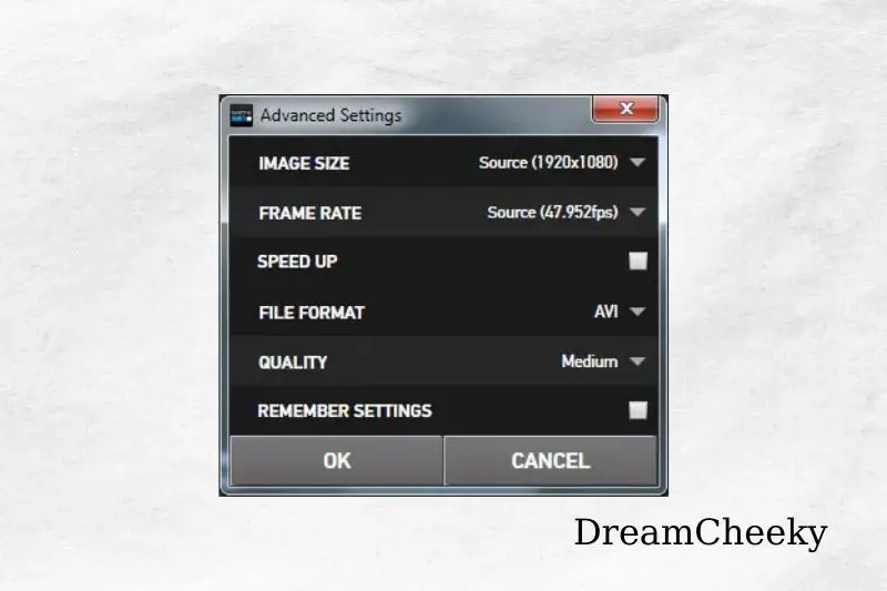 Step 3 Changing video settings