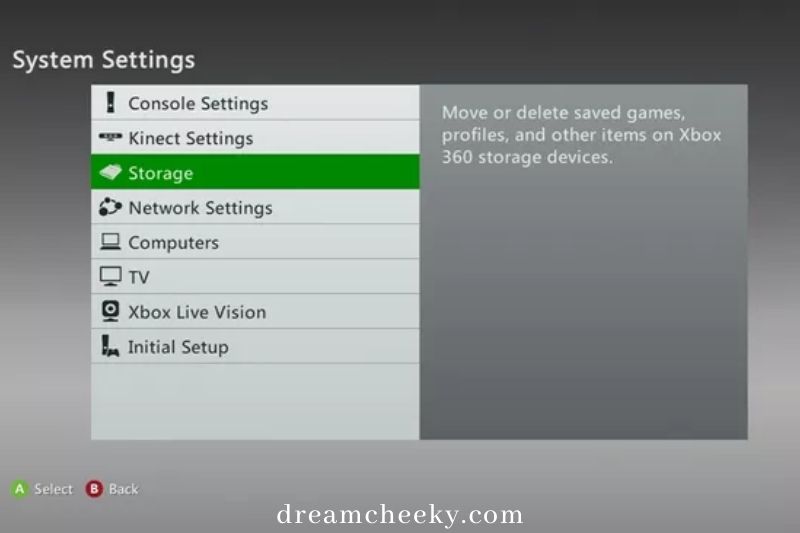 Delete profile on Xbox 360