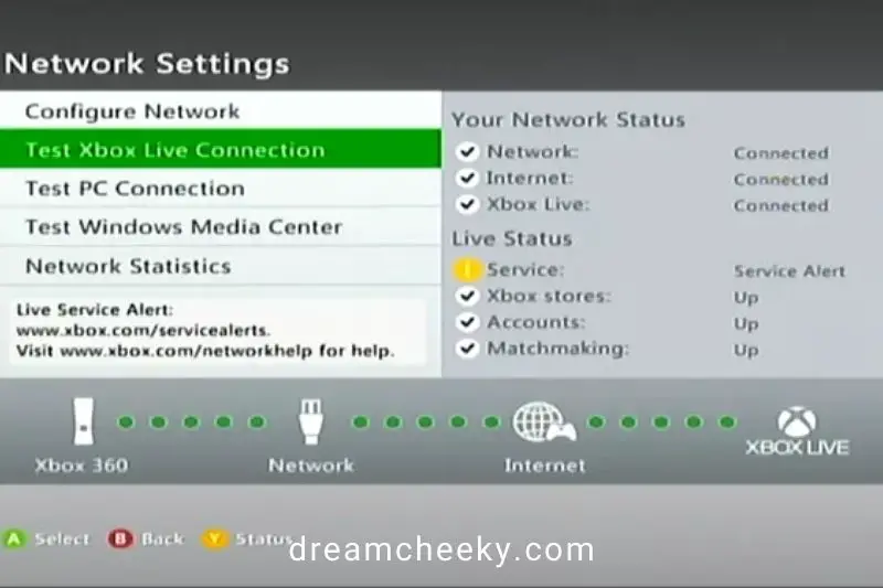 Test Xbox Live Connection