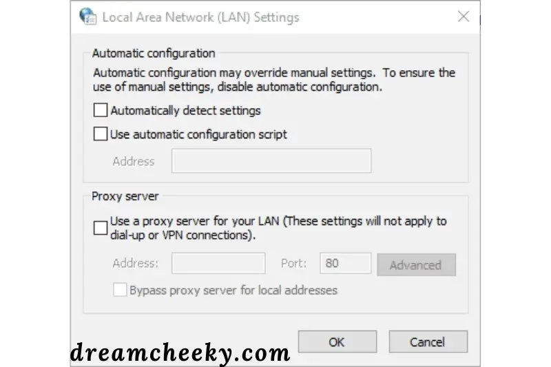 Click the LAN Settings button
