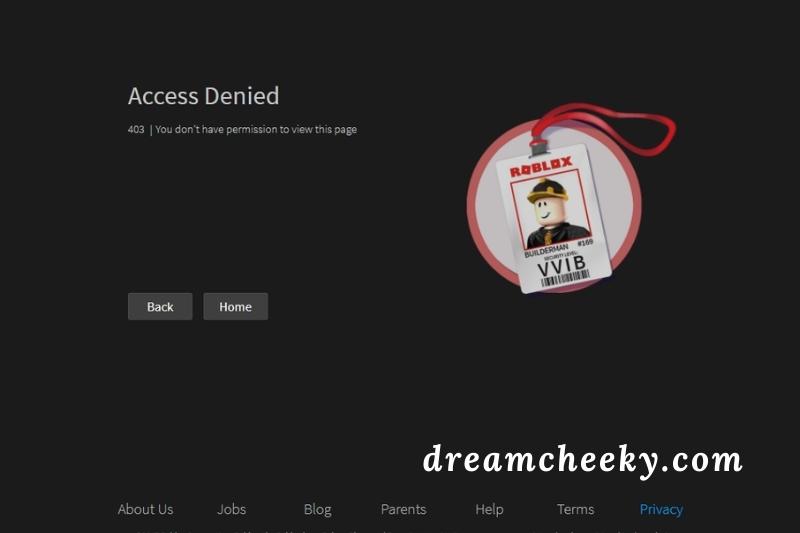 How to Fix Error 403 Access is Denied in Roblox