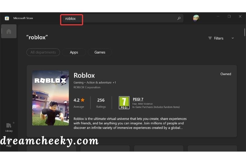 Open the Microsoft Store app, search Roblox, and you can reinstall it.