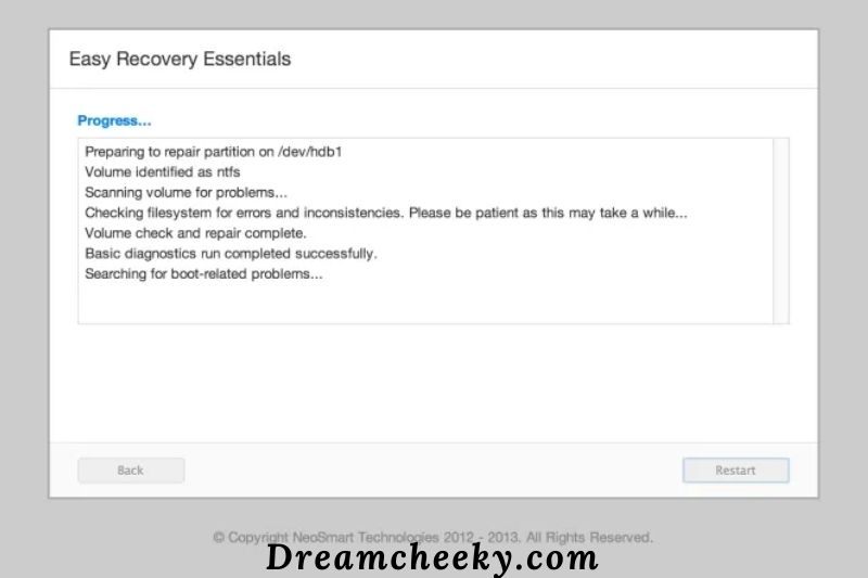 Use Easy Recovery Essentials fix blue screen