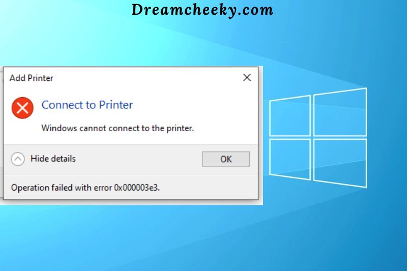 What is ‘Printer Error 0x000003e3’ in Windows 10?