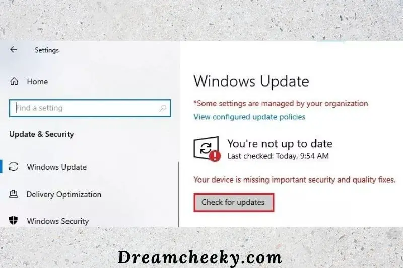 Try rerunning Windows Update