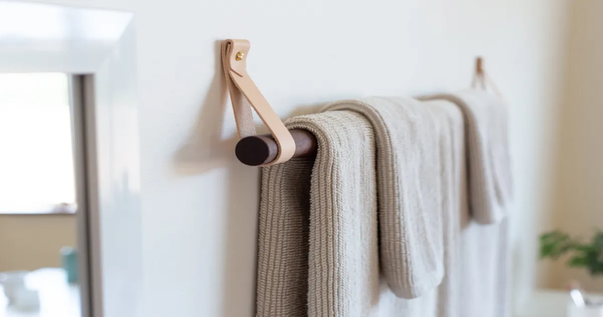 wall mount towel rack